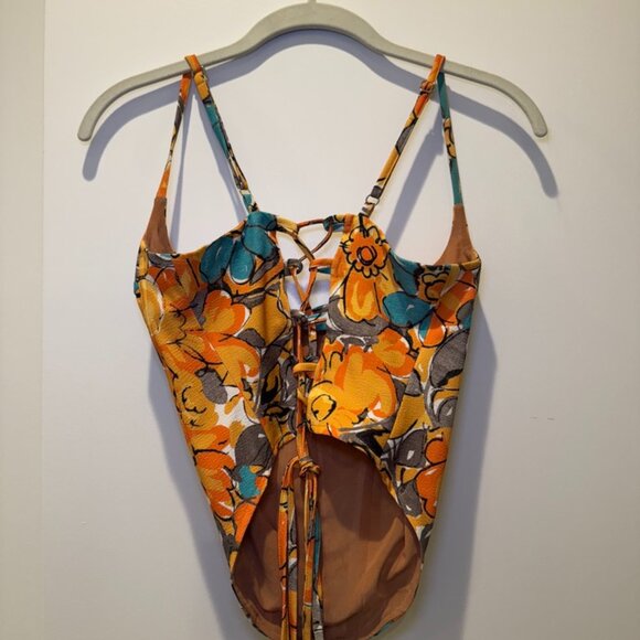 Miaou V Corset, Parisian Flower Orange - Picture 3 of 4